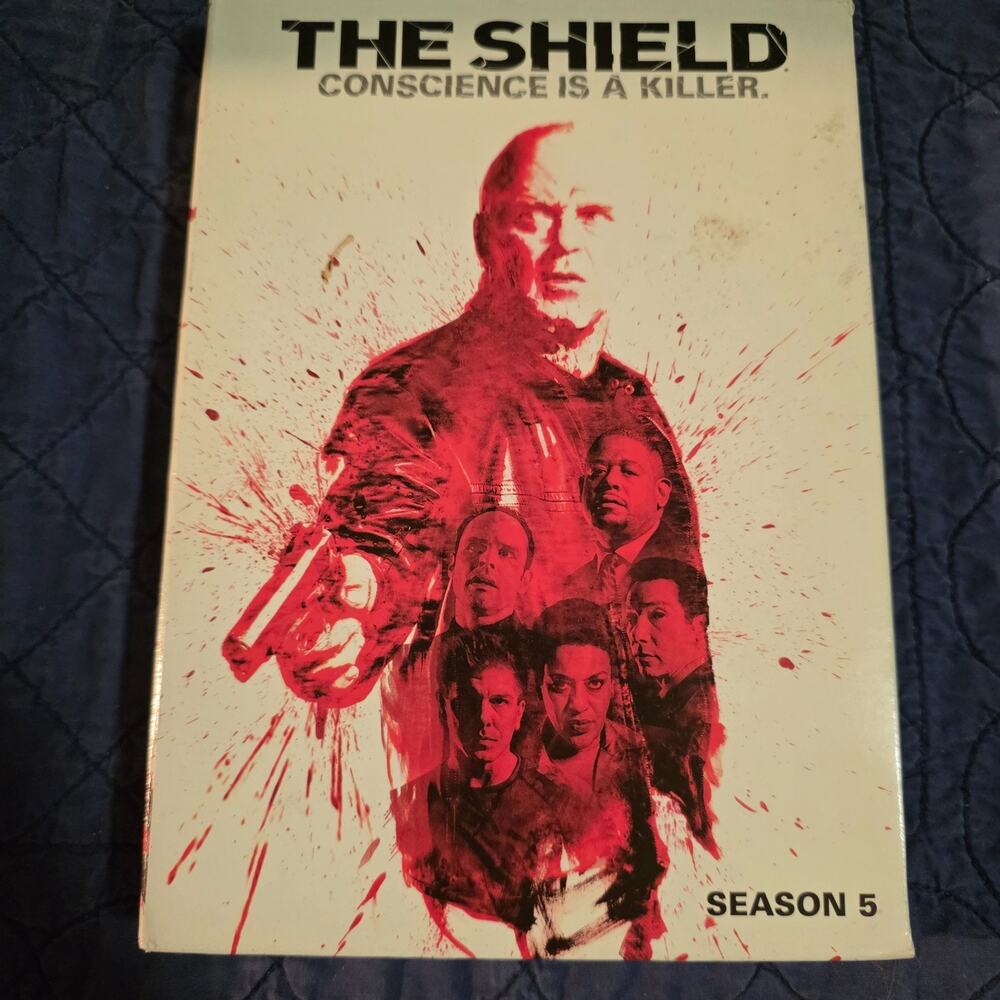 The Shield Seasons 1-5 DVD Lot Bundle Complete Seasons 1 2 3 4 5 w/ Cases